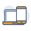 online mobile devices icon